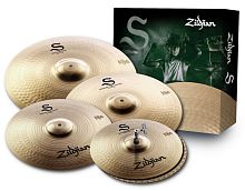 ZILDJIAN S390 S FAMILY PERFORMER SET (14` S Hi-Hat Pair, 16` S Medium Thin Crash, 18` S Medium Thin Crash, 20` Ride)